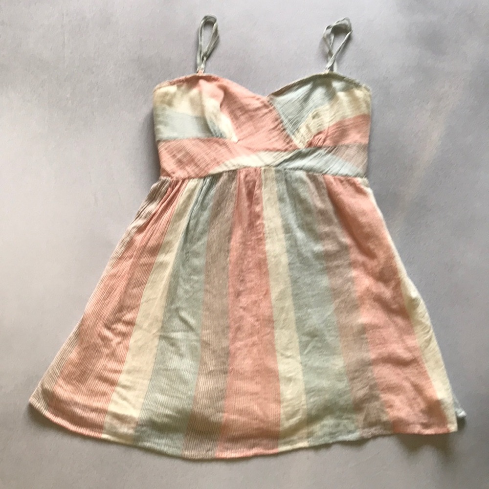 Free People Striped Mini Dress 12